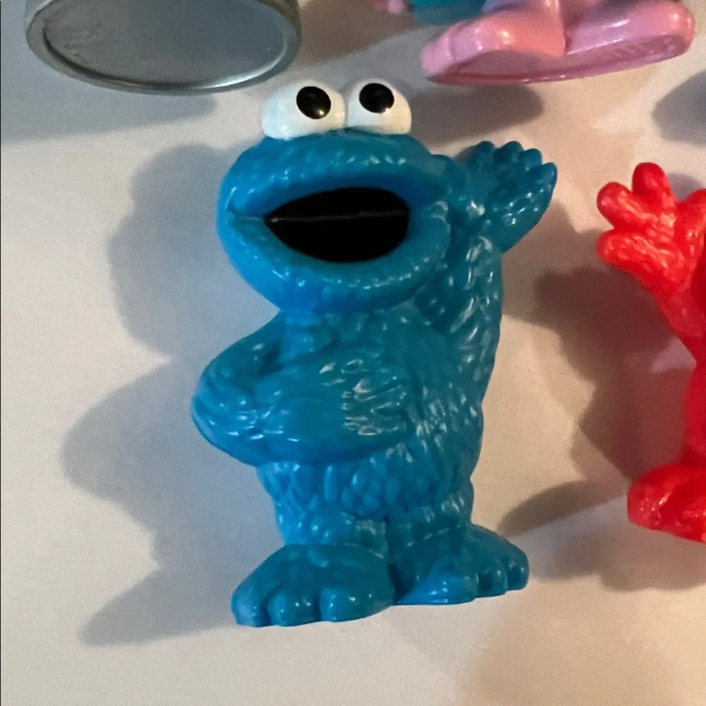 Colorful Sesame Street Character Figurines